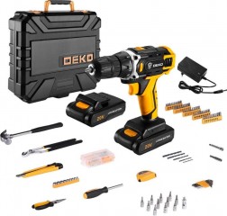 шуруповерт dkcd20fu-li deko с набором